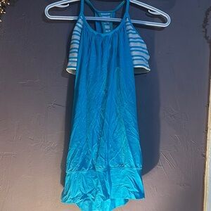 Lululemon blue Striped Sleeveless Top